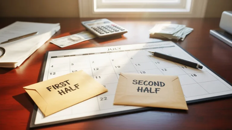 Half payment budget method